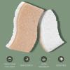 Isshah Plant-Based Kitchen Sponges – FSC Certified and PETA Approved, 12 Count