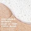 Isshah Plant-Based Kitchen Sponges – FSC Certified and PETA Approved, 12 Count