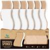 Isshah Plant-Based Kitchen Sponges – FSC Certified and PETA Approved, 12 Count