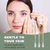 Bamboo Cotton Swabs – 500 Count – FSC Certified and PETA Approved, Eco Friendly Double Tips, Plastic Free Ear Sticks, All Natural 100% Biodegradable Organic Cotton buds by Isshah