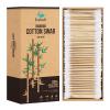 Bamboo Cotton Swabs – 500 Count – FSC Certified and PETA Approved, Eco Friendly Double Tips, Plastic Free Ear Sticks, All Natural 100% Biodegradable Organic Cotton buds by Isshah