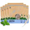Plant Based Dental Floss Picks (300 Count) – Freshlock EcoPouch, Plant Based, Vegan, Eco Friendly, Sustainable Dental Flossers – Twin Floss (Mint)